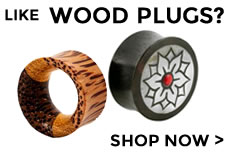 Wood Plugs and Tunnels for gauged/stretched ears