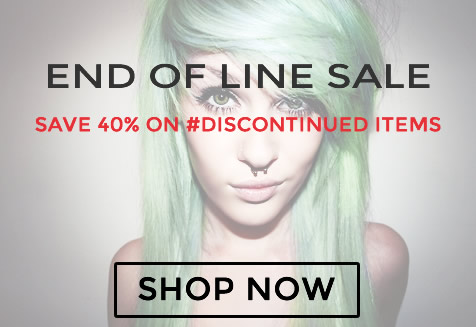 Save 40% on #Discontinued items